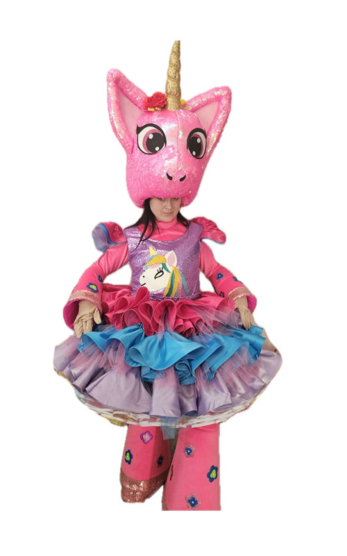 0138 Костюм для аніматорів-Поні Одноріжка  0138 Костюм для аніматорів-Поні Одноріжка