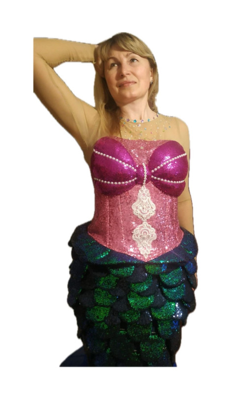 0141 Костюм для аніматорів-Русалочка Аріель