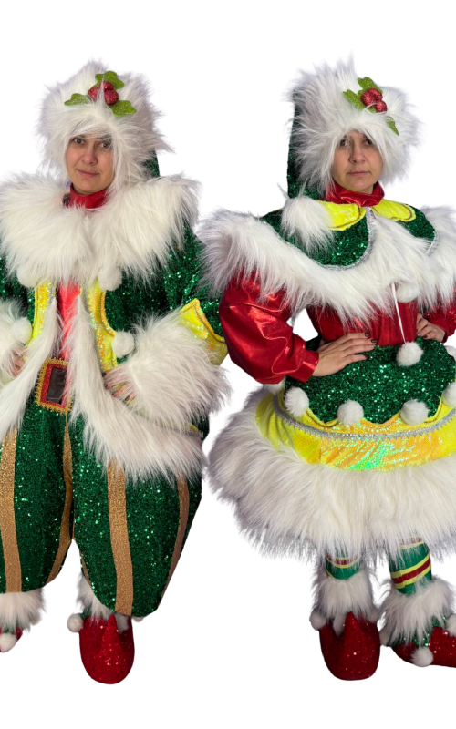 0185 Комплект новорічних костюмів - Ельфи