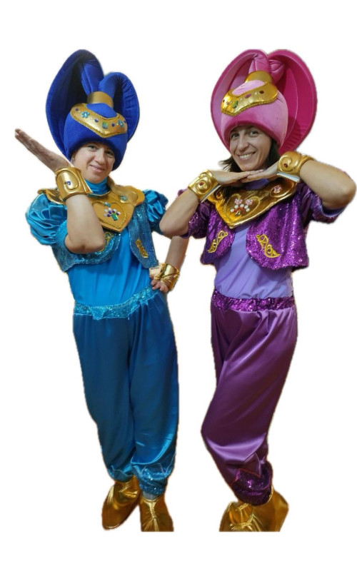 0201 Комплект костюмів для аніматорів - Шеллі і Шейн (пара) 0201 Комплект костюмів для аніматорів - Шеллі і Шейн (пара)