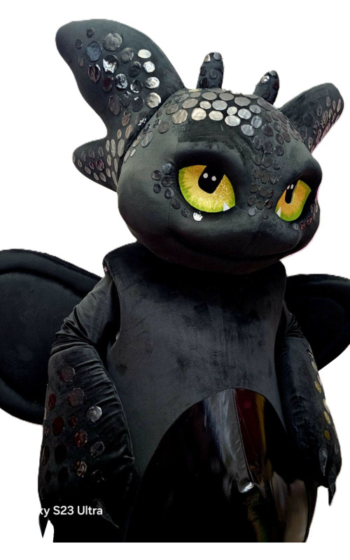 0320 Ростова лялька - Дракон Беззубик 0320 Ростова лялька - Дракон Беззубик