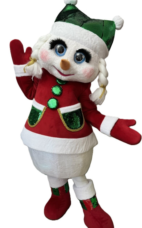 0338 Ростова лялька - Дівчинка-сніговичок 0338 Ростова лялька - Дівчинка-сніговичок