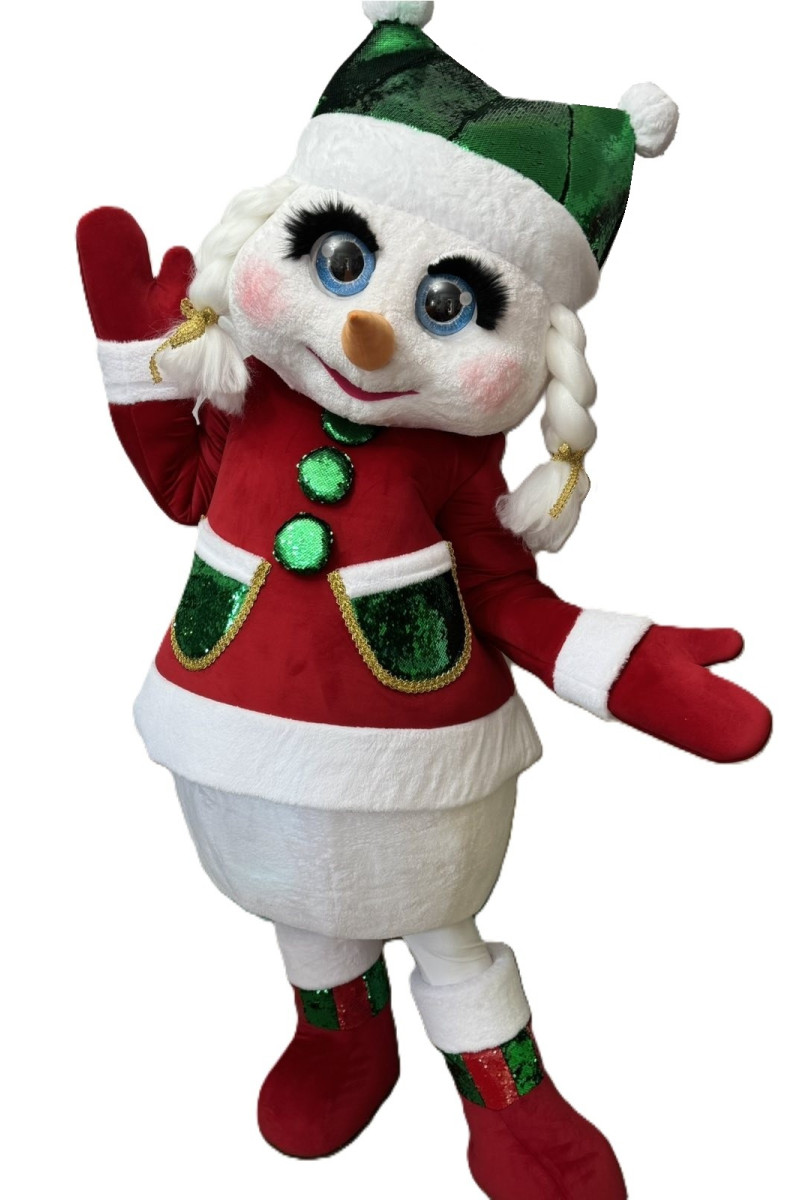 0338 Ростова лялька - Дівчинка-сніговичок