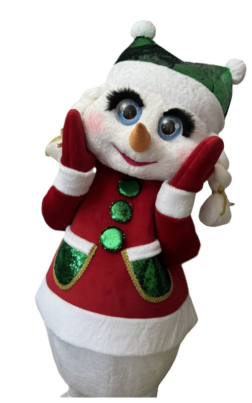 0338 Ростова лялька - Дівчинка-сніговичок 0338 Ростова лялька - Дівчинка-сніговичок