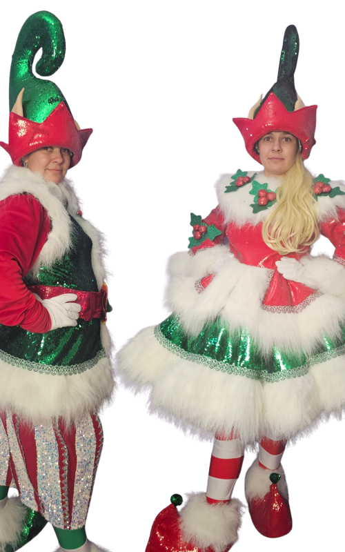 0353 Комплект костюмів для аніматорів - Новорічні Ельфи  0353 Комплект костюмів для аніматорів - Новорічні Ельфи