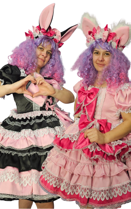 0354 Комплект костюмів для аніматорів в стилі Хеллоу Кітті 0354 Комплект костюмів для аніматорів в стилі Хеллоу Кітті