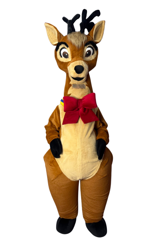 0358 Ростова лялька - Олень Санта-Клауса 0358 Ростова лялька - Олень Санта-Клауса