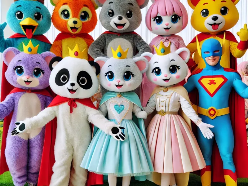 Популярні персонажі ростових ляльок для дитячих свят